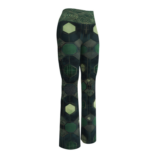Sashiko Jade - Flare leggings