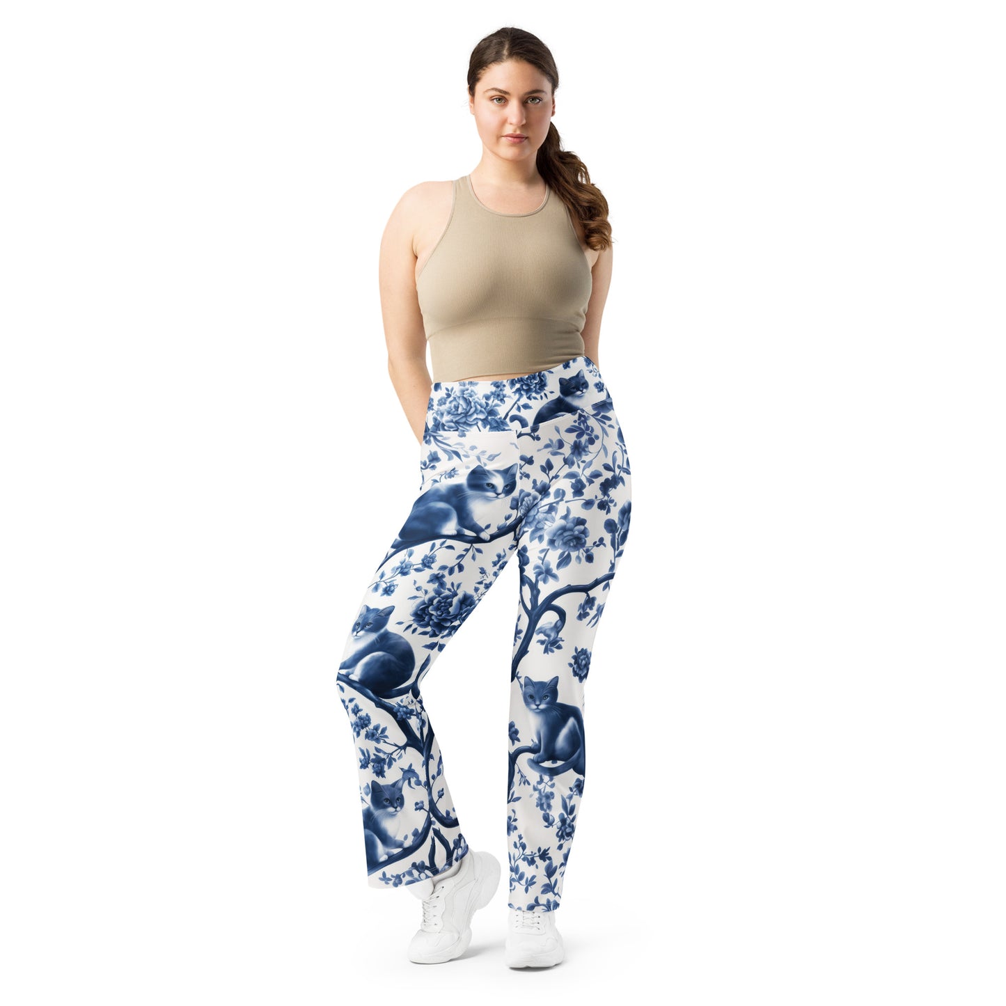 Procyclin Blue Cats - Flare leggings