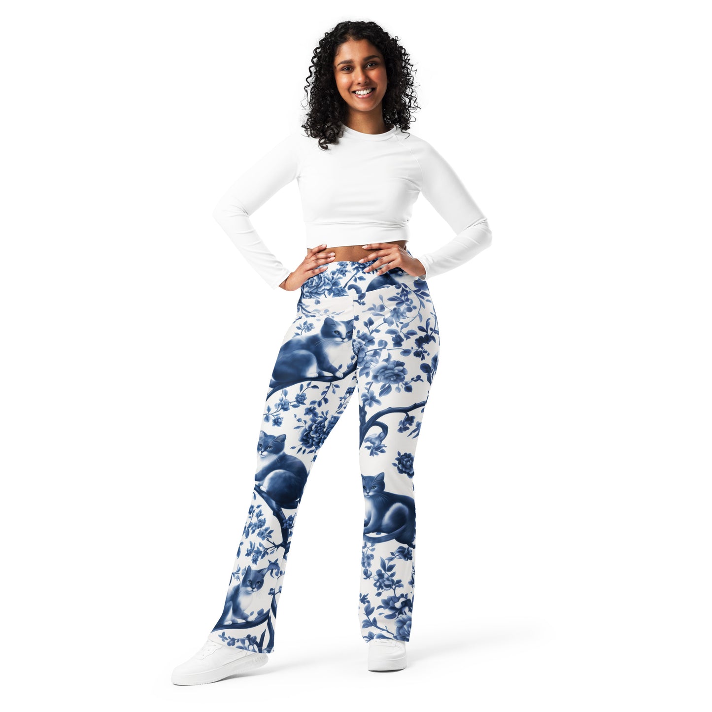 Procyclin Blue Cats - Flare leggings