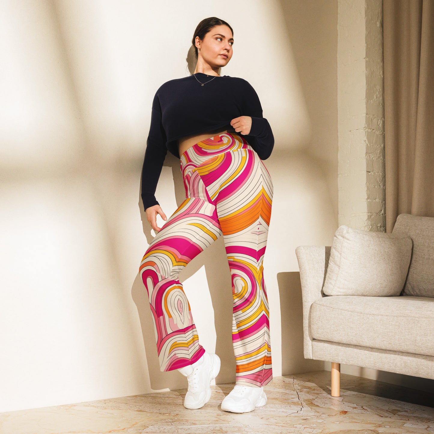 Retro Groovy moda 1 - Flare leggings