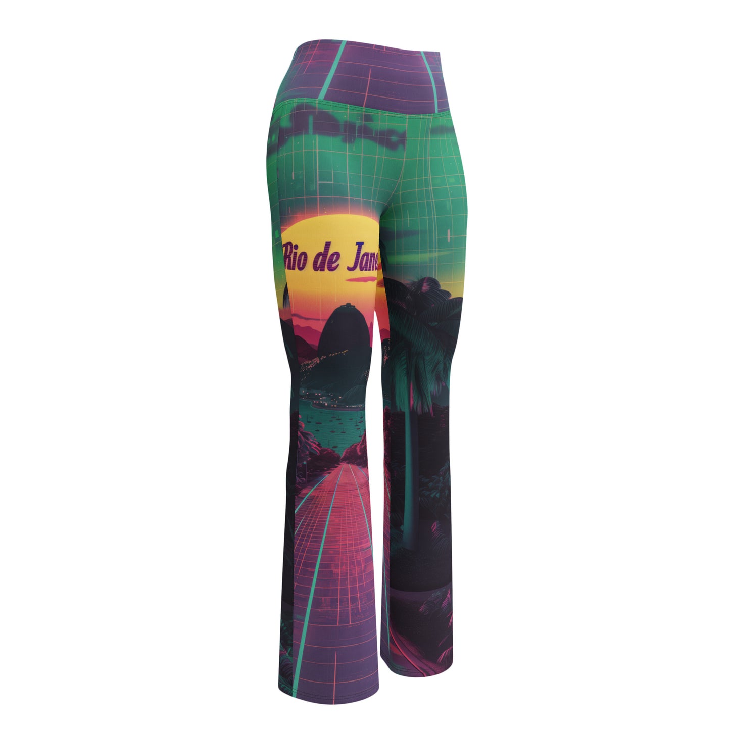 Rio de Janeiro 1980s - Flare leggings