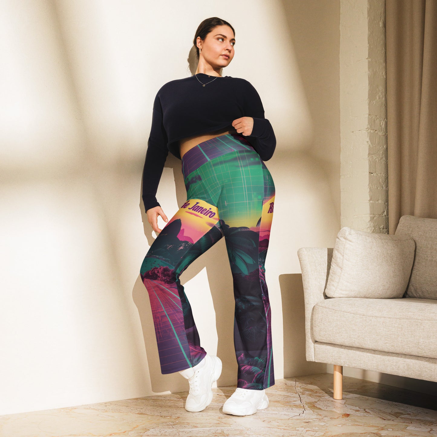 Rio de Janeiro 1980s - Flare leggings