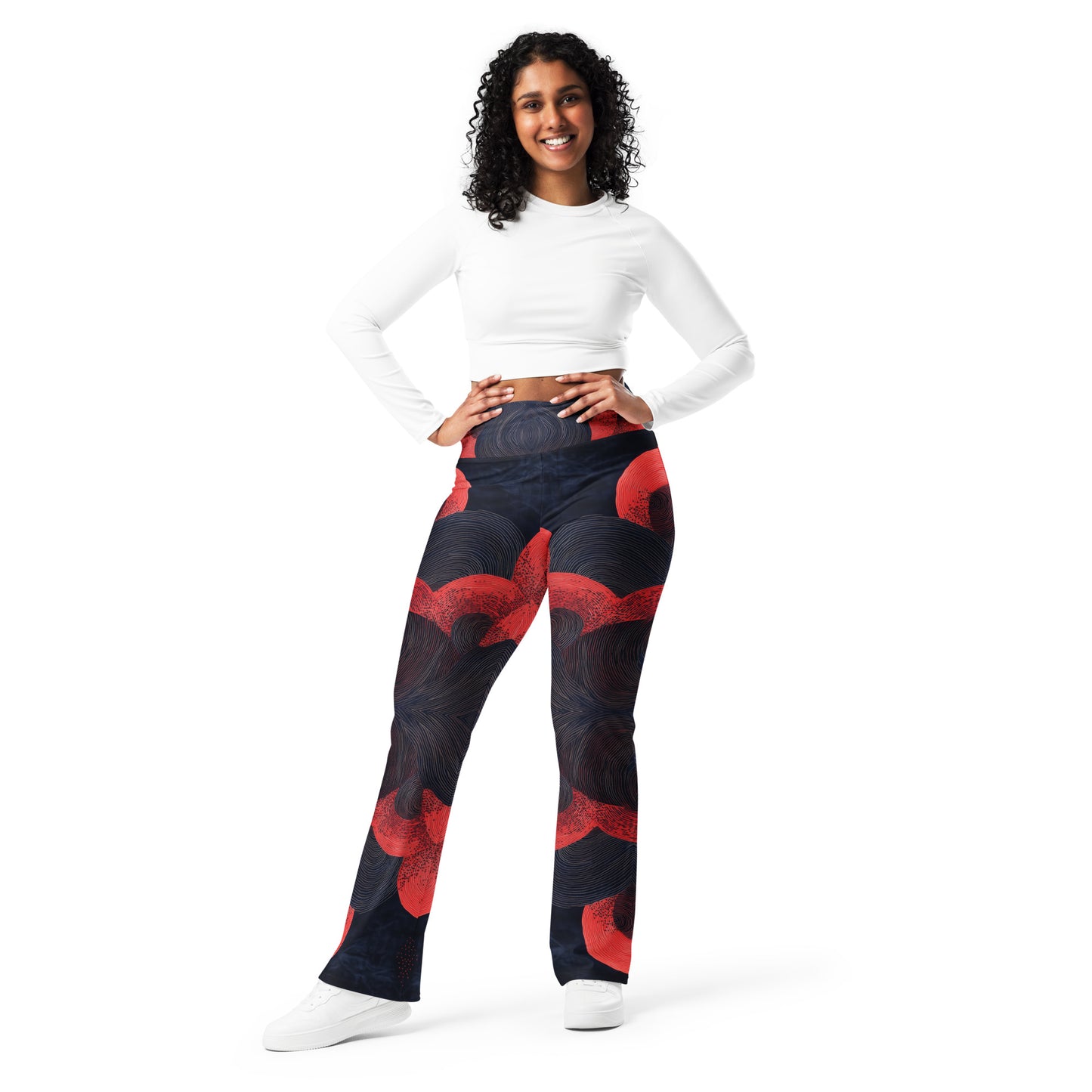 Mokutan ni Aka - Flare leggings