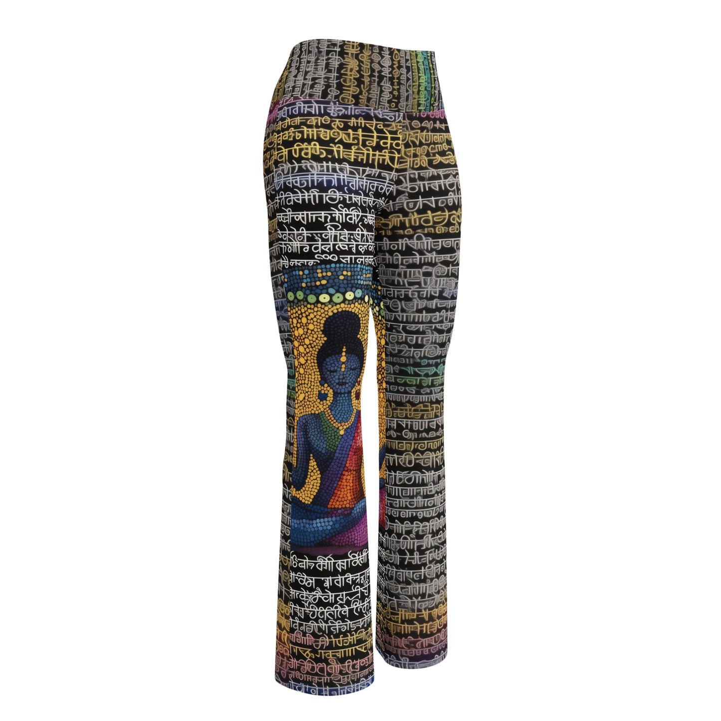 Yoga Faux Sanskrit moda 1 - Flare leggings