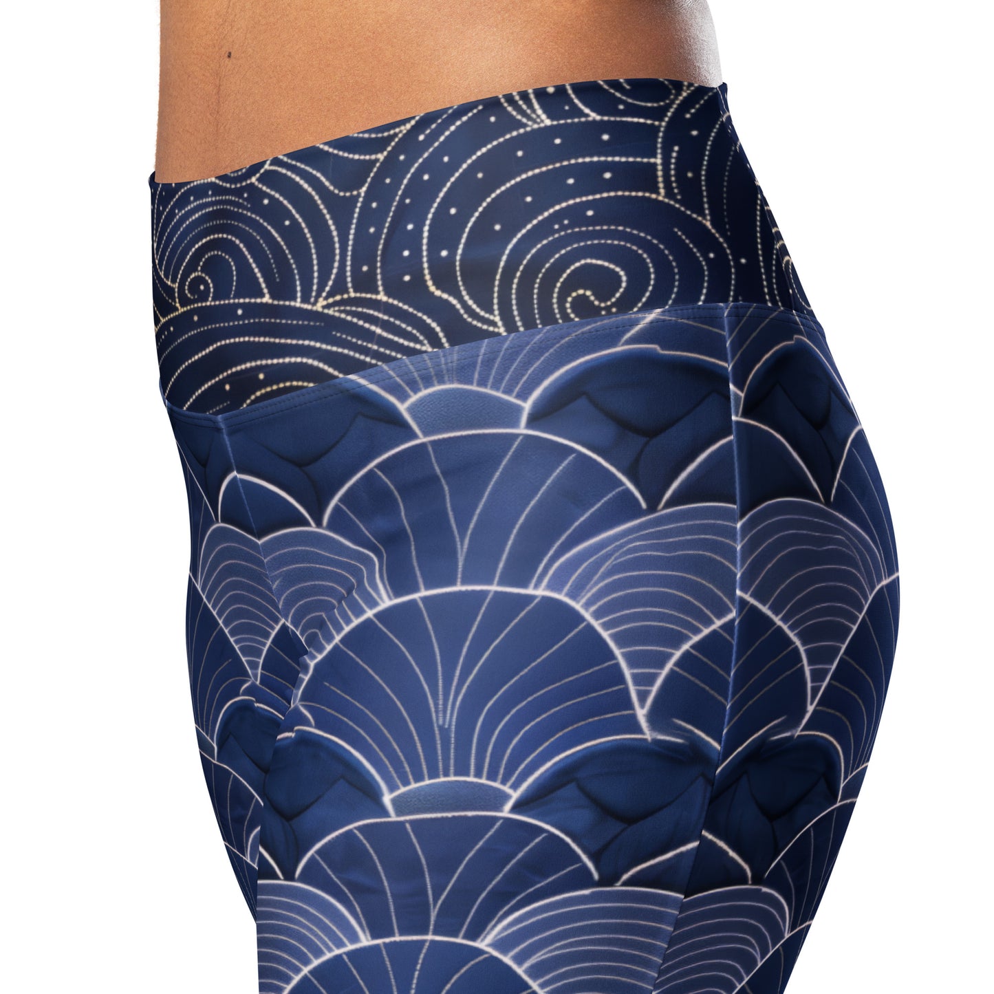 Sashiko - Flare leggings