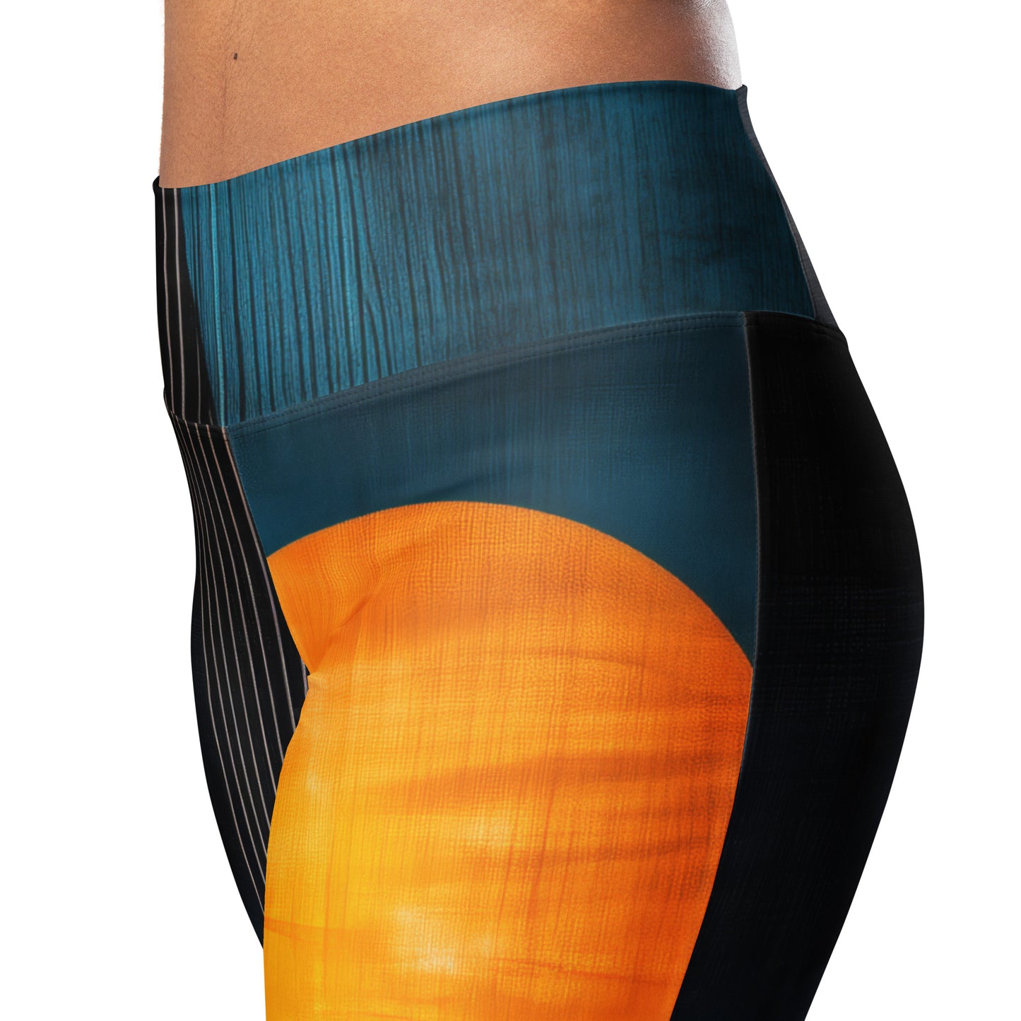 Minimalist Golden Spheres - Flare leggings