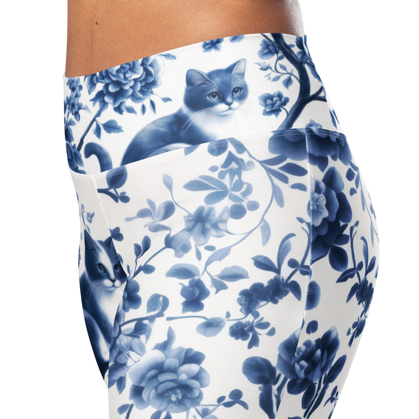 Procyclin Blue Cats - Flare leggings