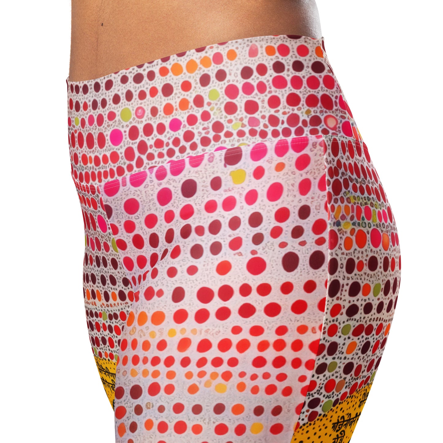 Yoga Faux Sanskrit moda 2 - Flare leggings