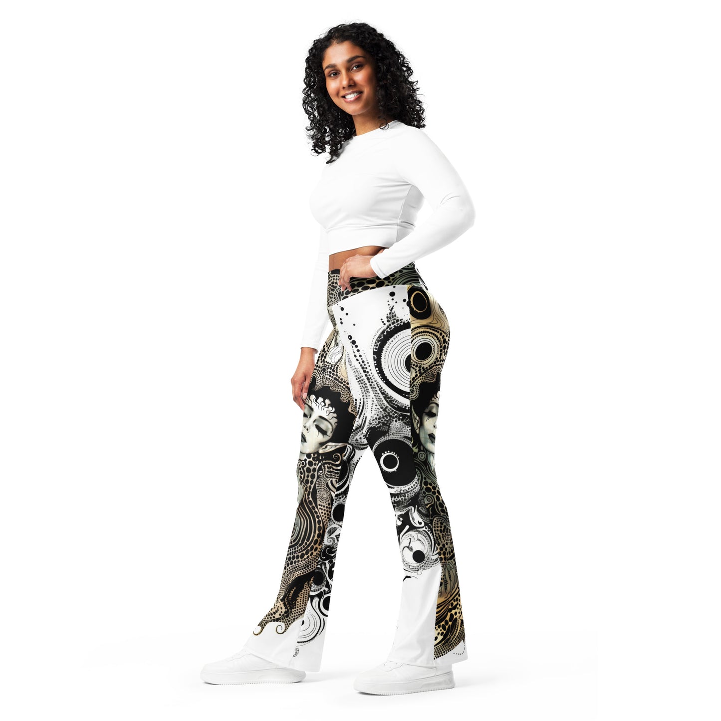 Anoredhel - Flare leggings