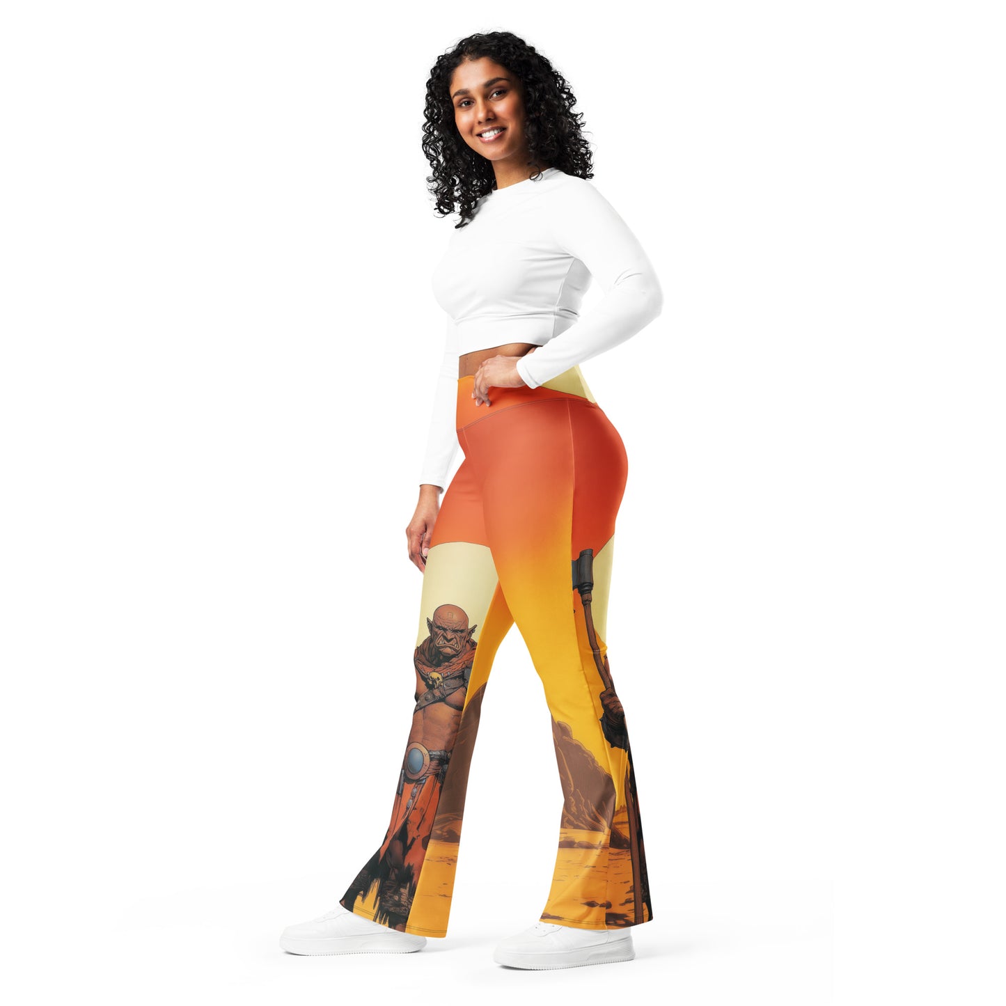 Orc's Sunset - Flare leggings