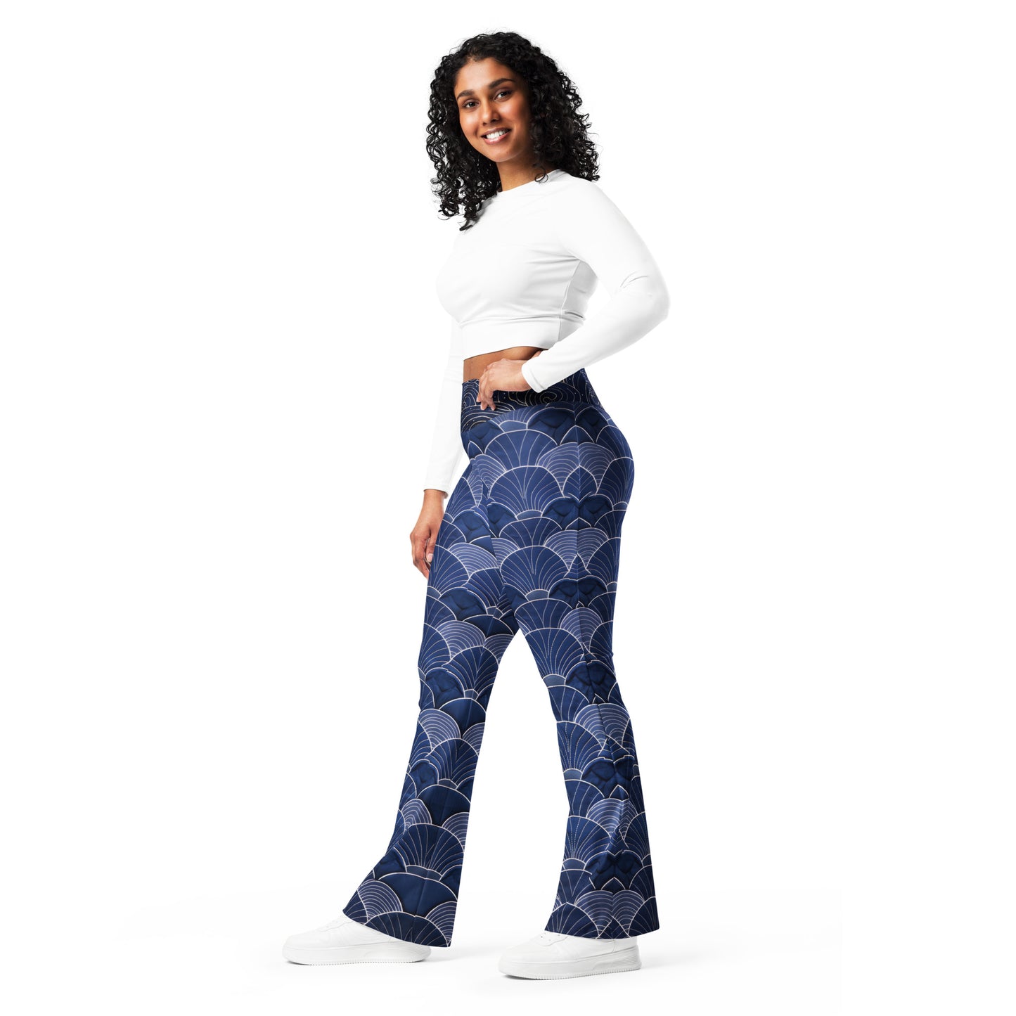 Sashiko - Flare leggings