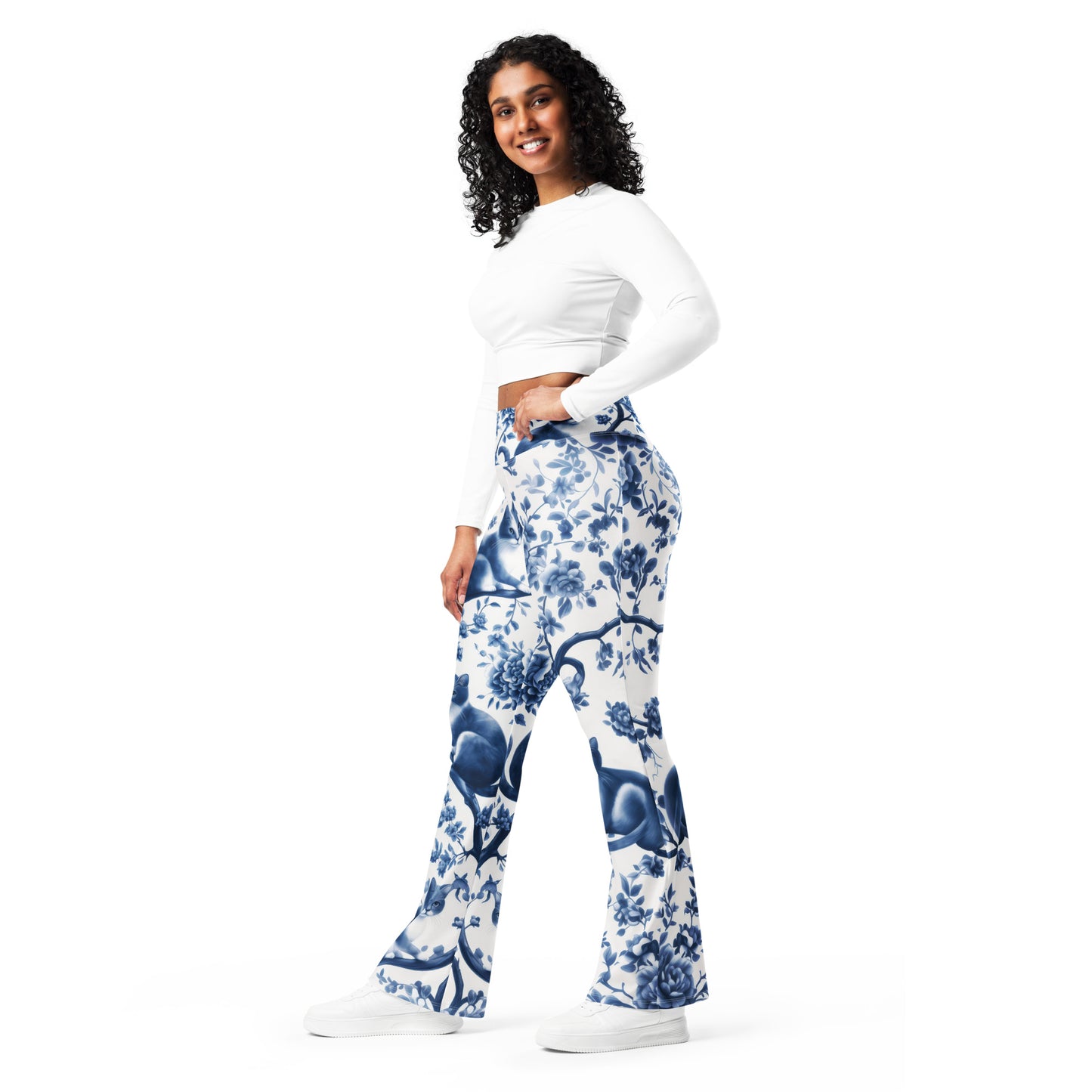 Procyclin Blue Cats - Flare leggings