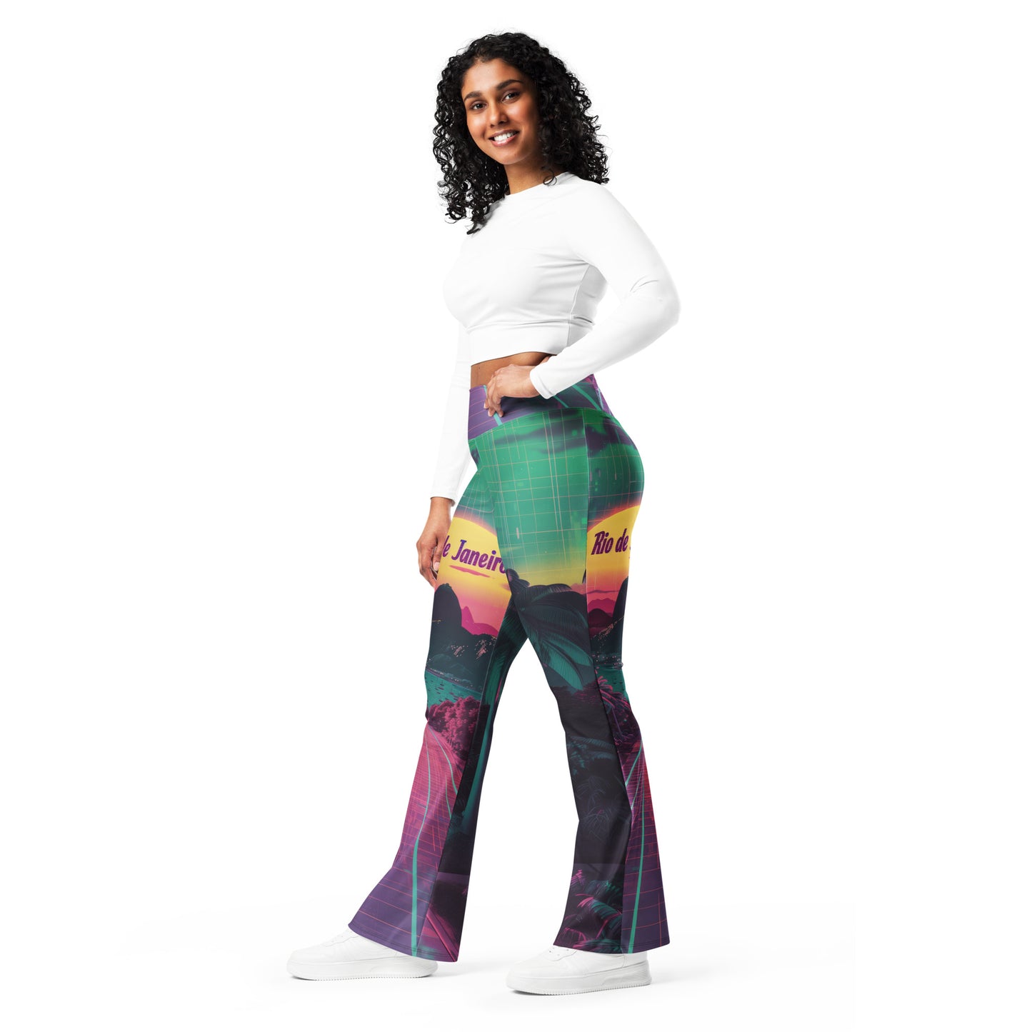 Rio de Janeiro 1980s - Flare leggings