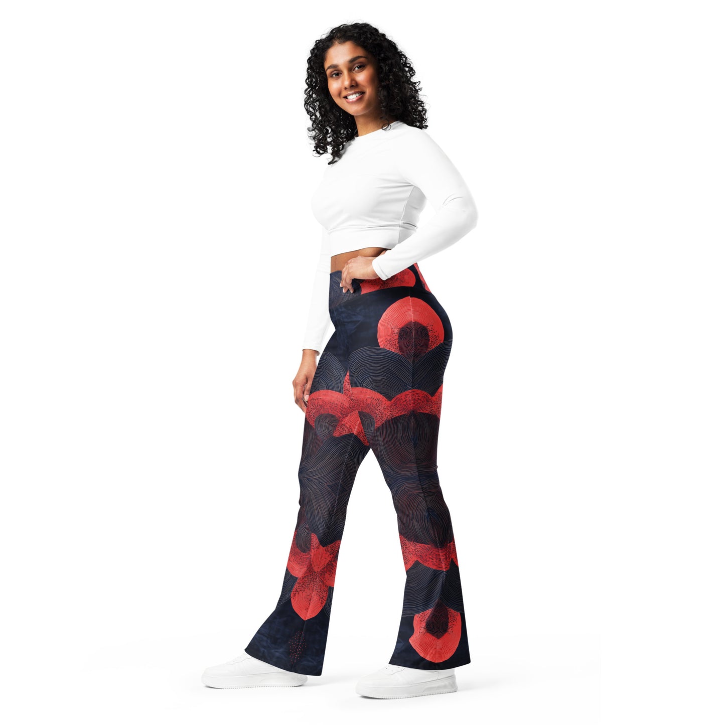 Mokutan ni Aka - Flare leggings
