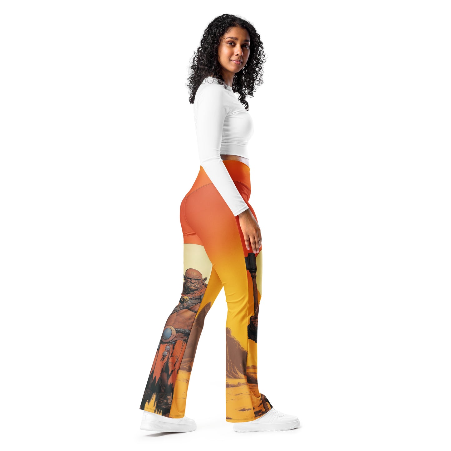 Orc's Sunset - Flare leggings