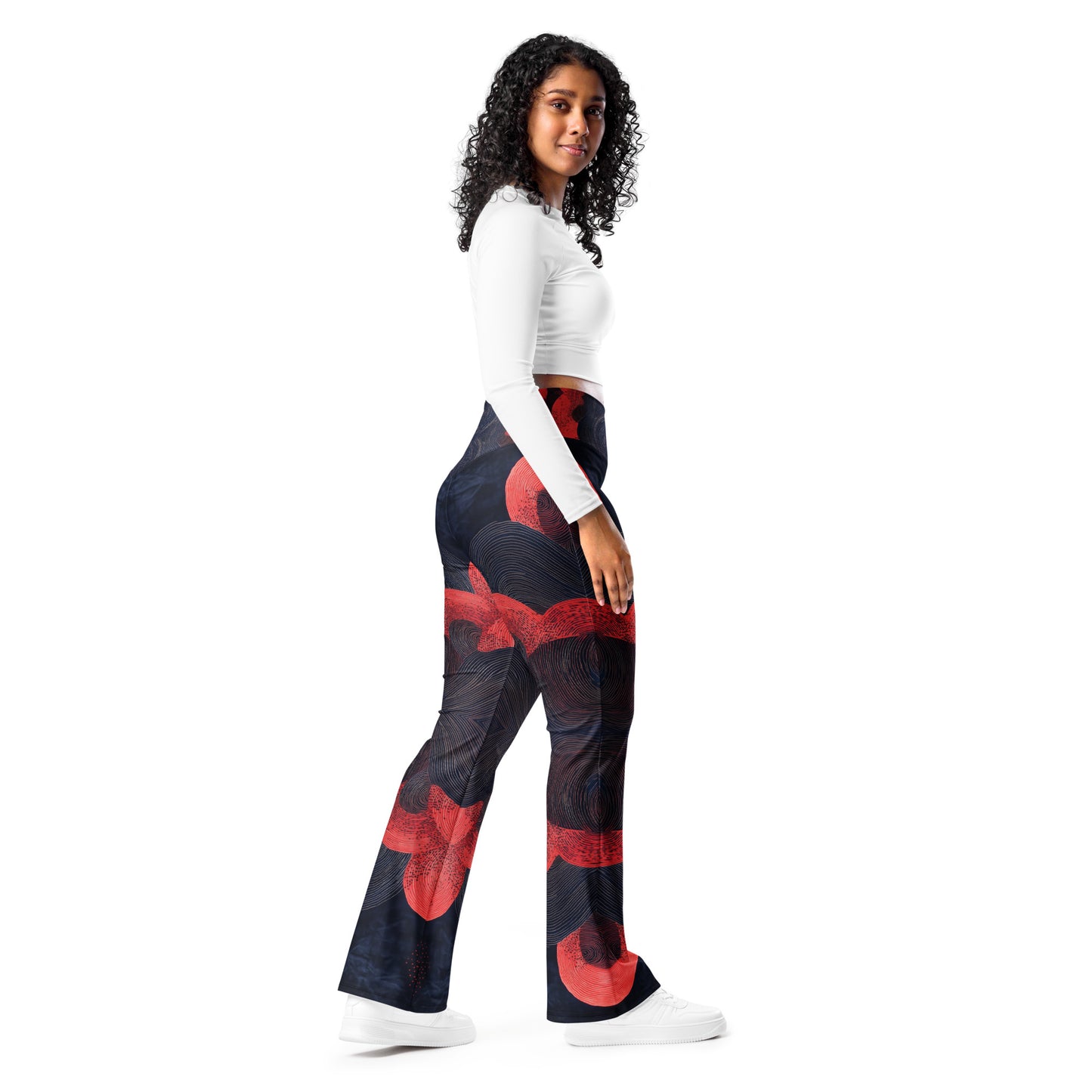 Mokutan ni Aka - Flare leggings