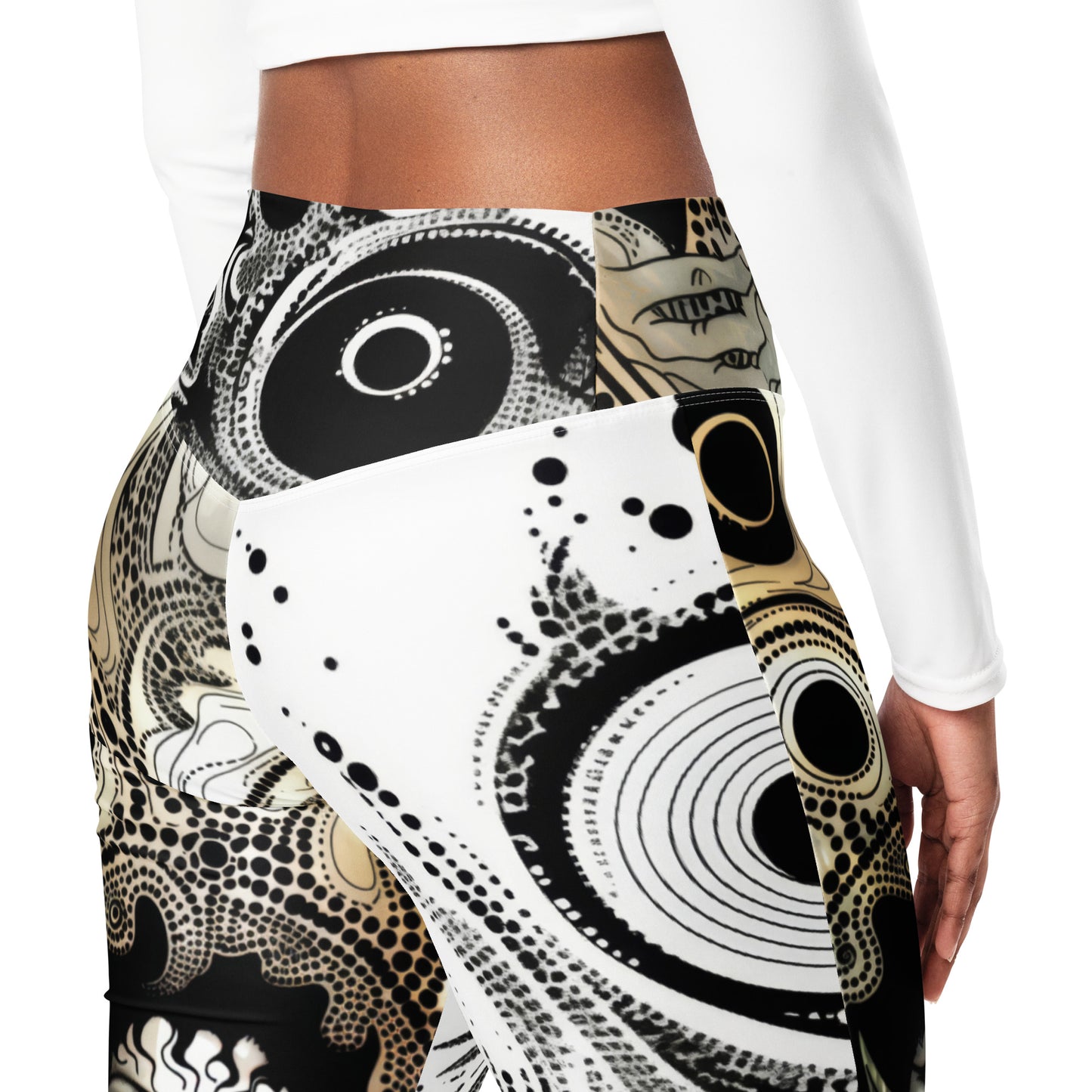 Anoredhel - Flare leggings