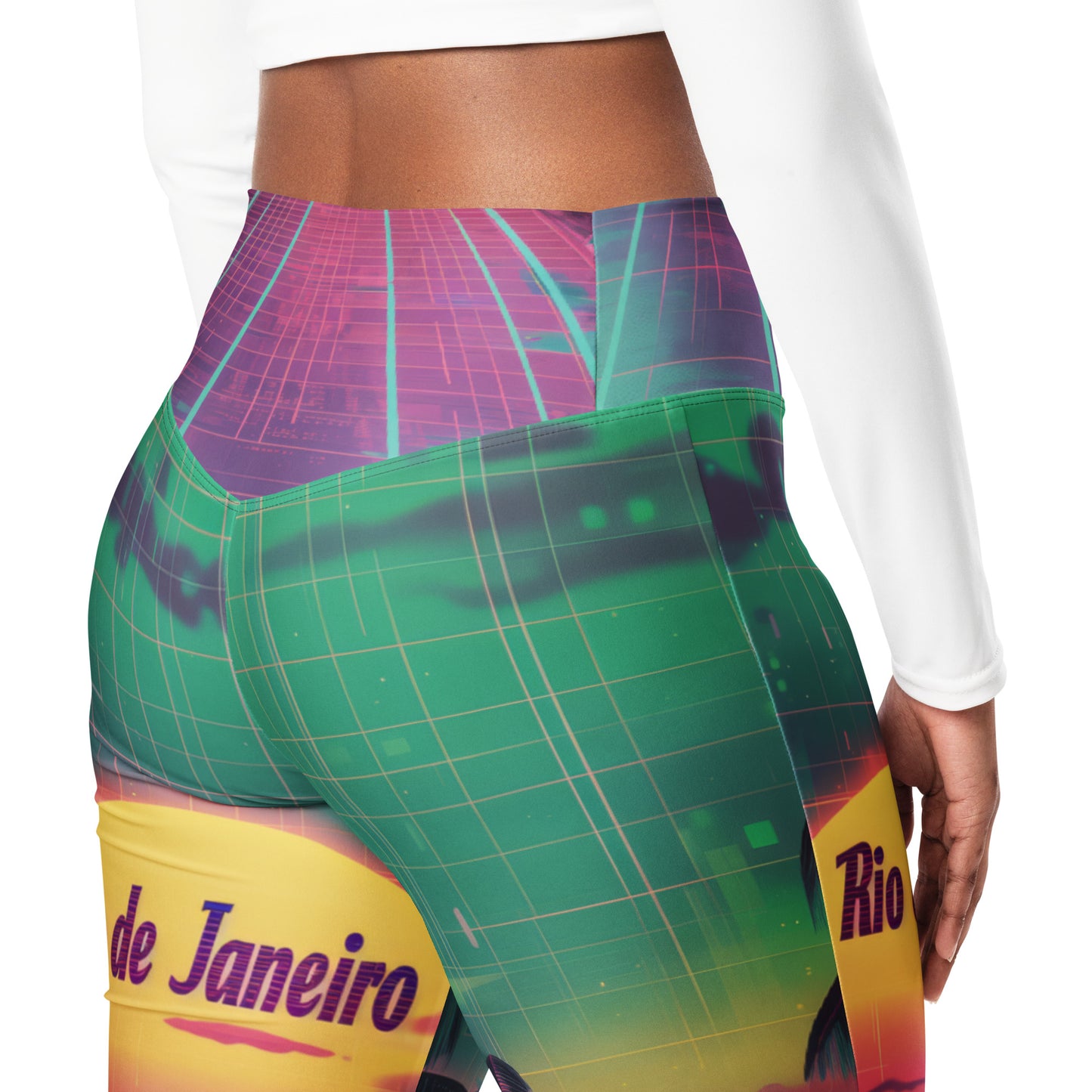 Rio de Janeiro 1980s - Flare leggings