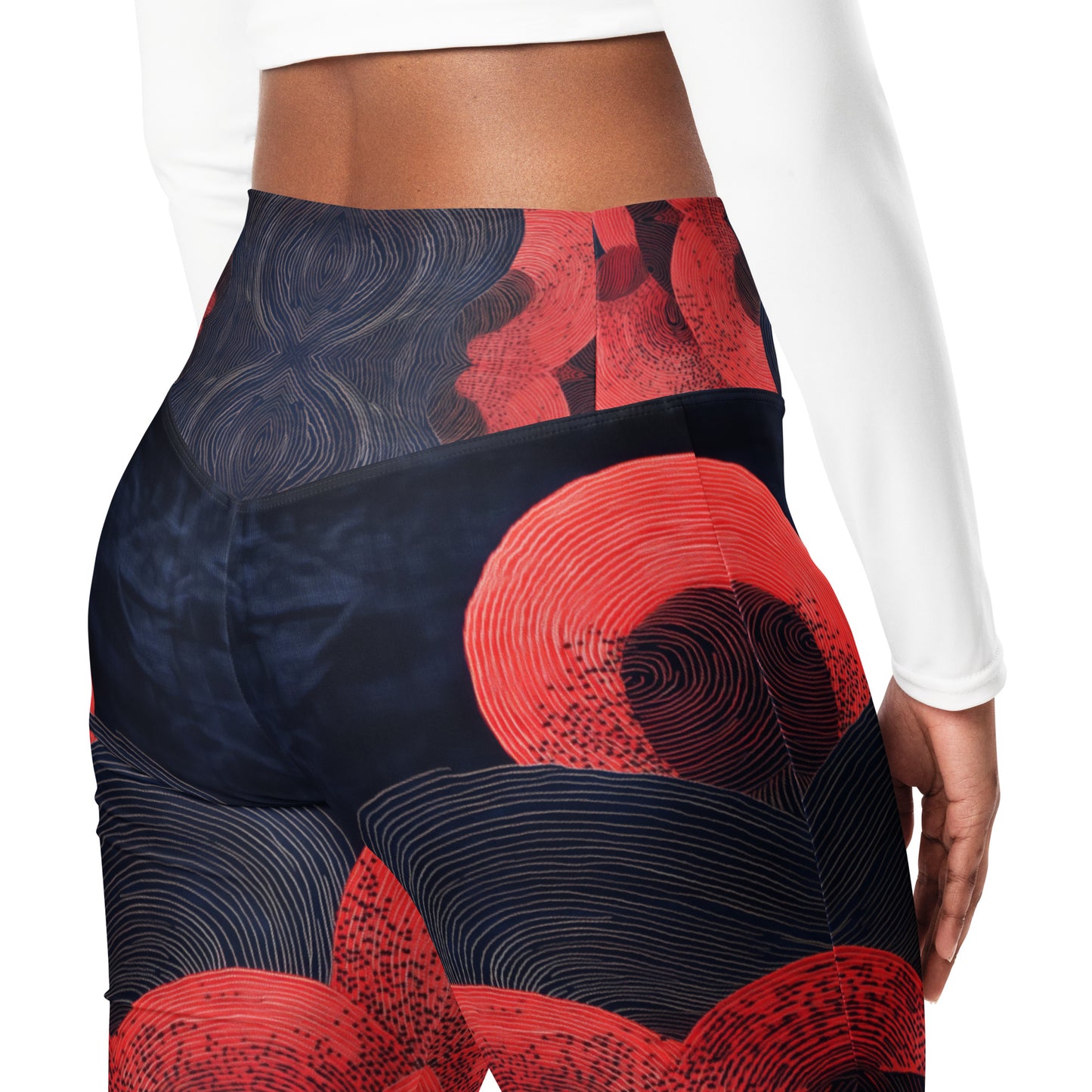 Mokutan ni Aka - Flare leggings