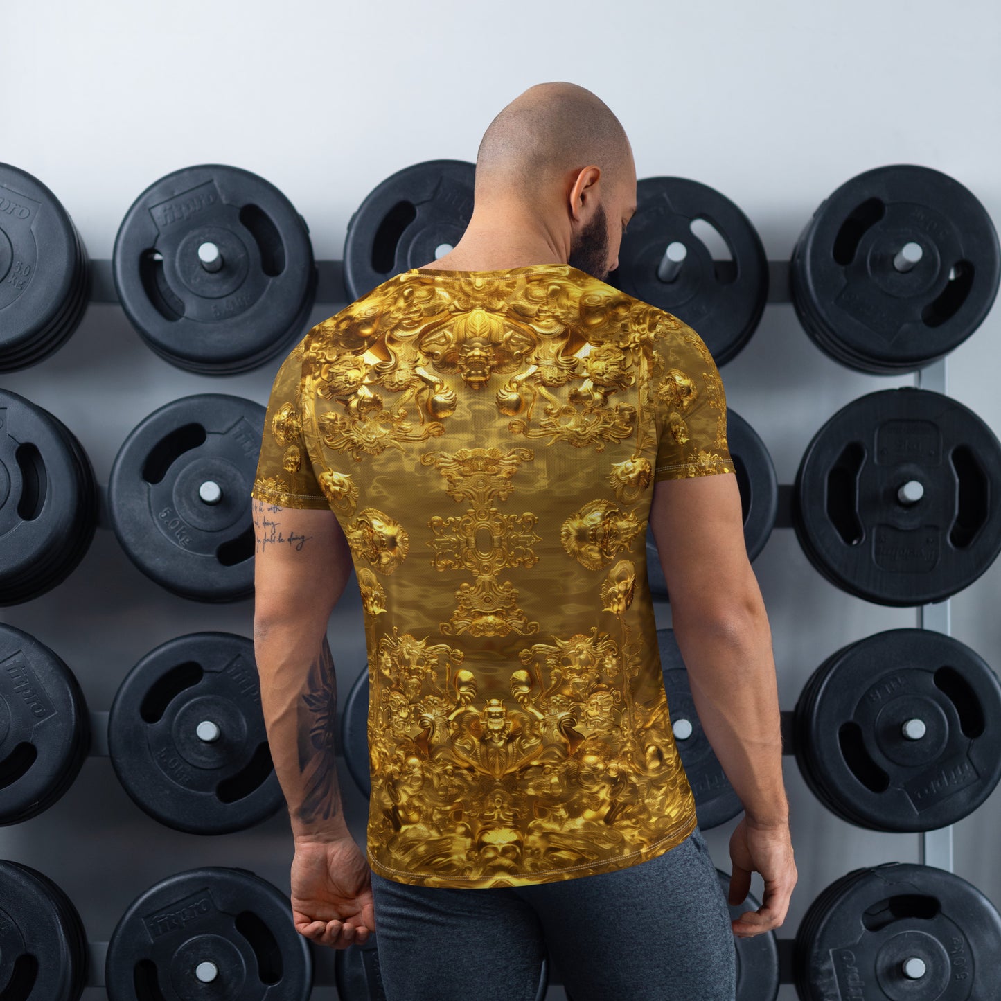 Gold Armor - Men's Athletic T-shirt