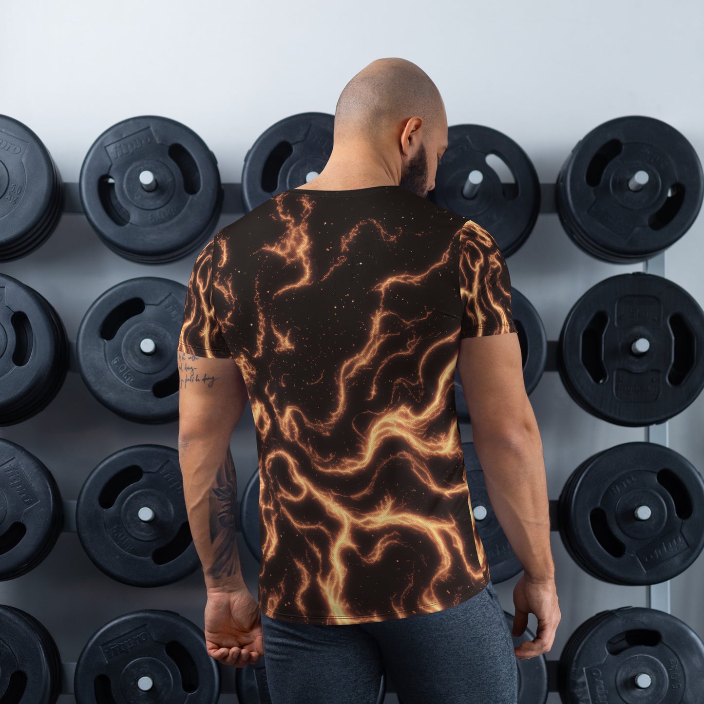 Sombra del Fuego - Men's Athletic T-shirt