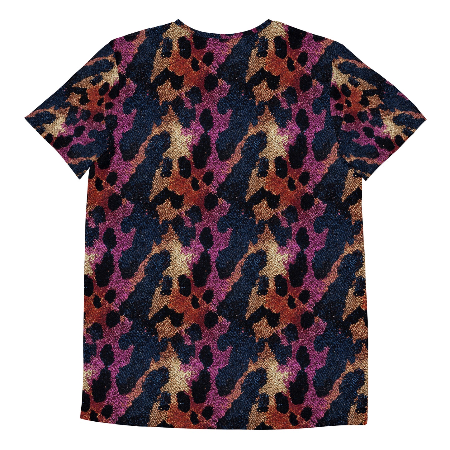 Crazy Leopard Print - Men's Athletic T-shirt