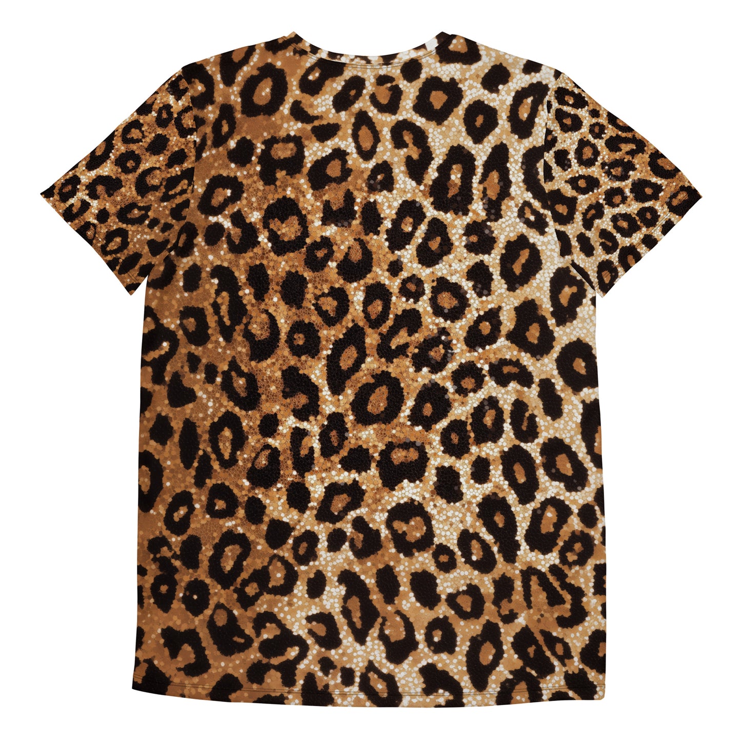 Golden Cheeta Print - Men's Athletic T-shirt