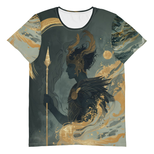 Hermes and Athena - Men's Athletic T-shirt