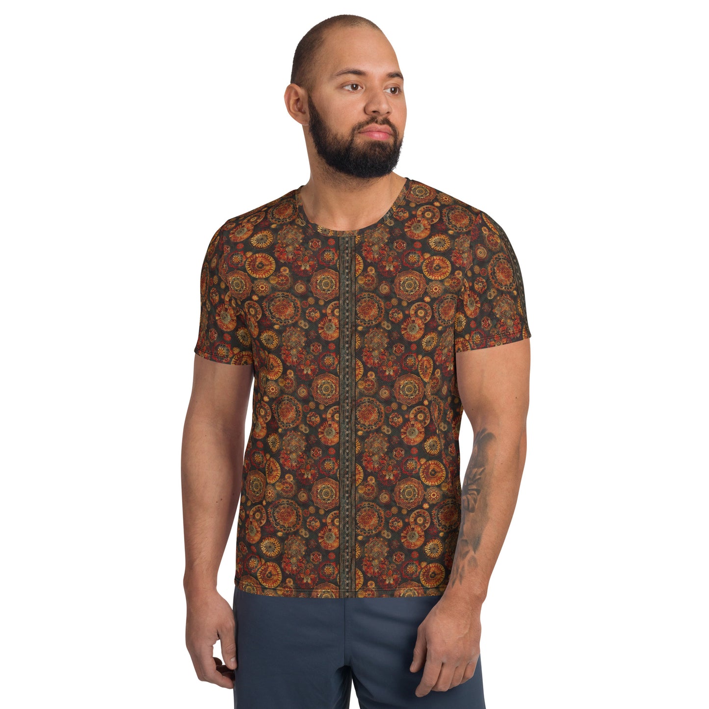 Moroccan Textile - Men's Athletic T-shirt