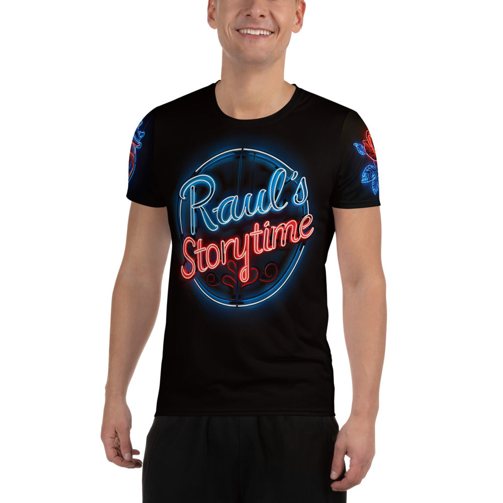 Raul's Storytime - Men's Athletic T-shirt