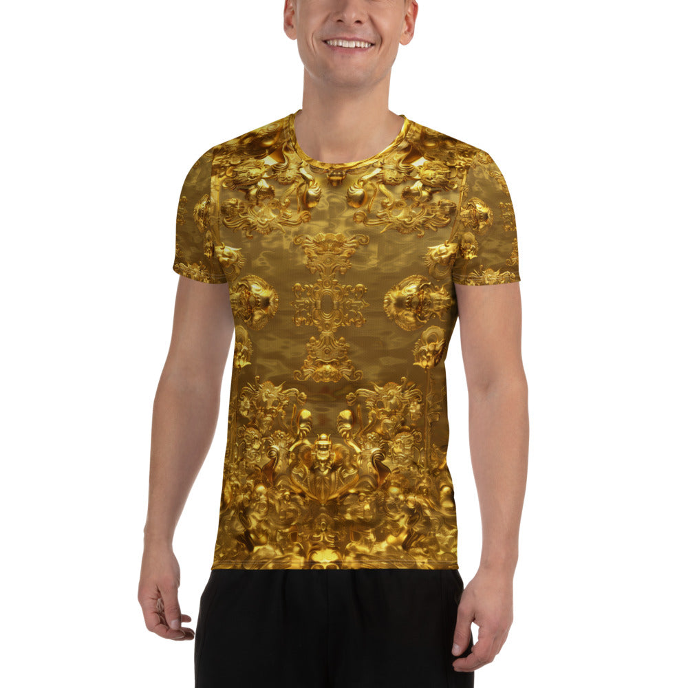 Gold Armor - Men's Athletic T-shirt