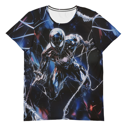 Chrome Spider Man - Men's Athletic T-shirt