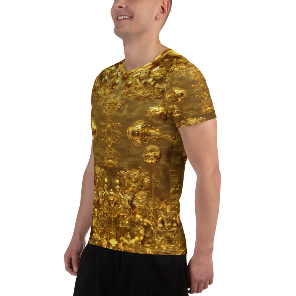 Gold Armor - Men's Athletic T-shirt