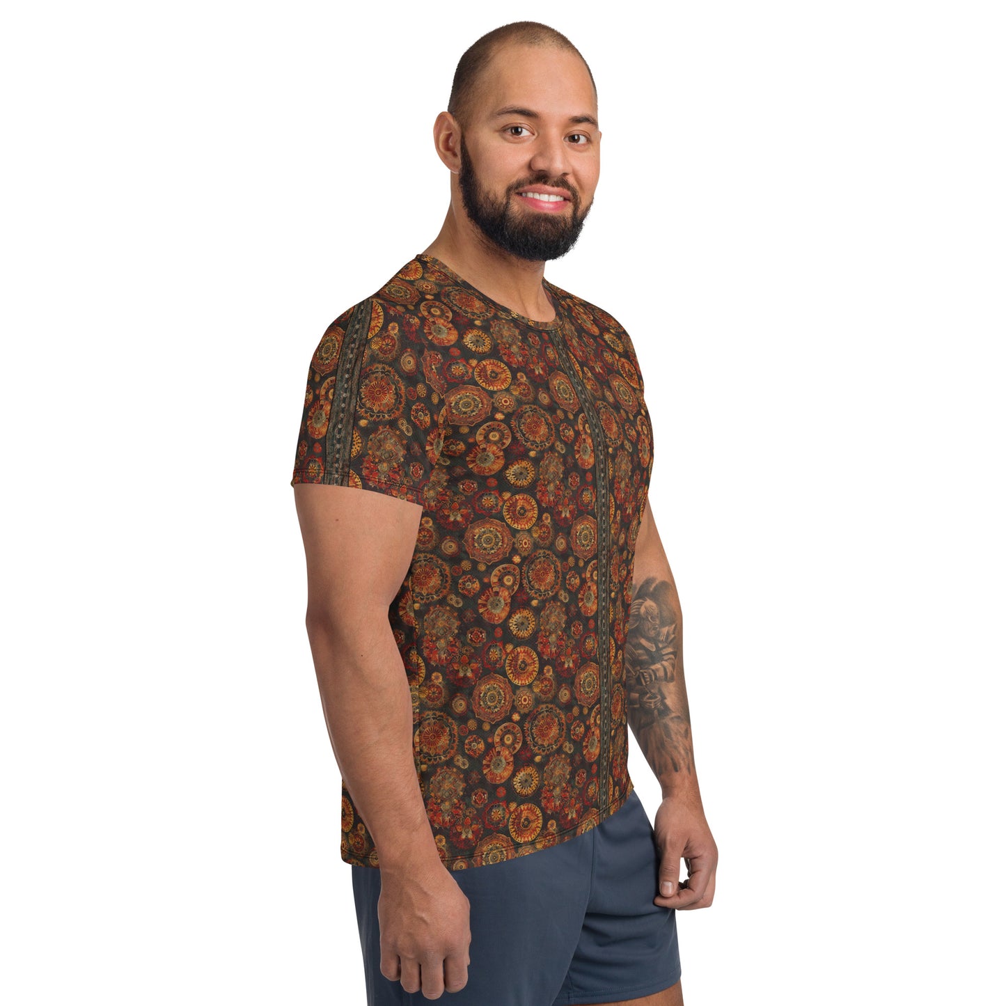 Moroccan Textile - Men's Athletic T-shirt