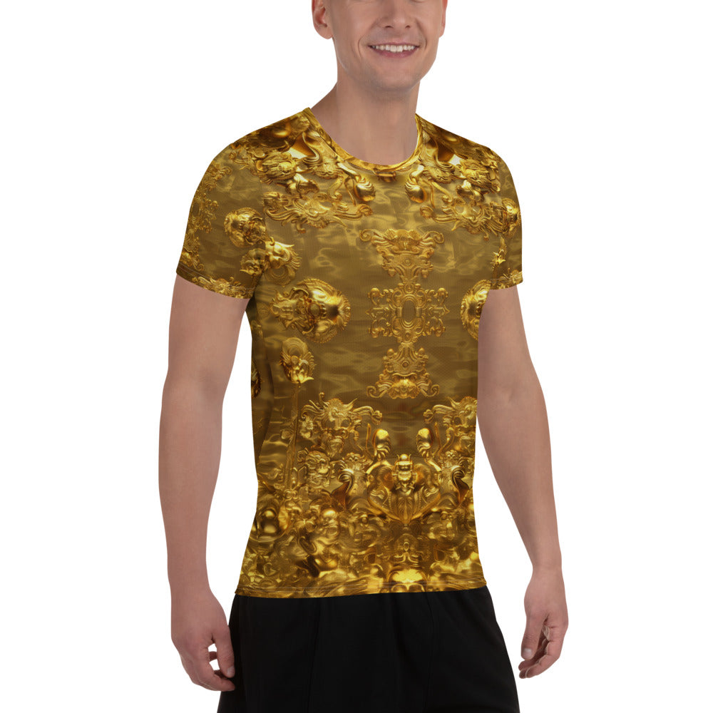 Gold Armor - Men's Athletic T-shirt