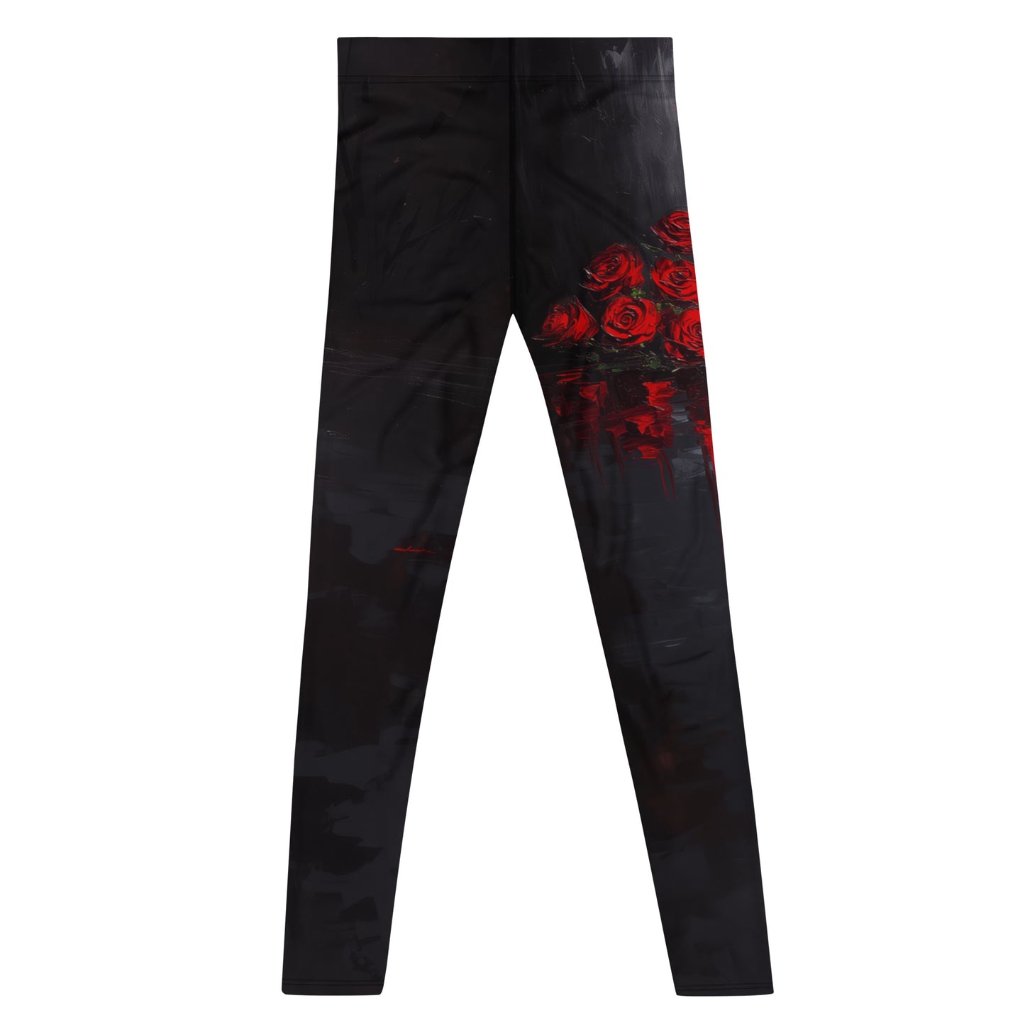 Impressionist Red Roses - Men's Leggings