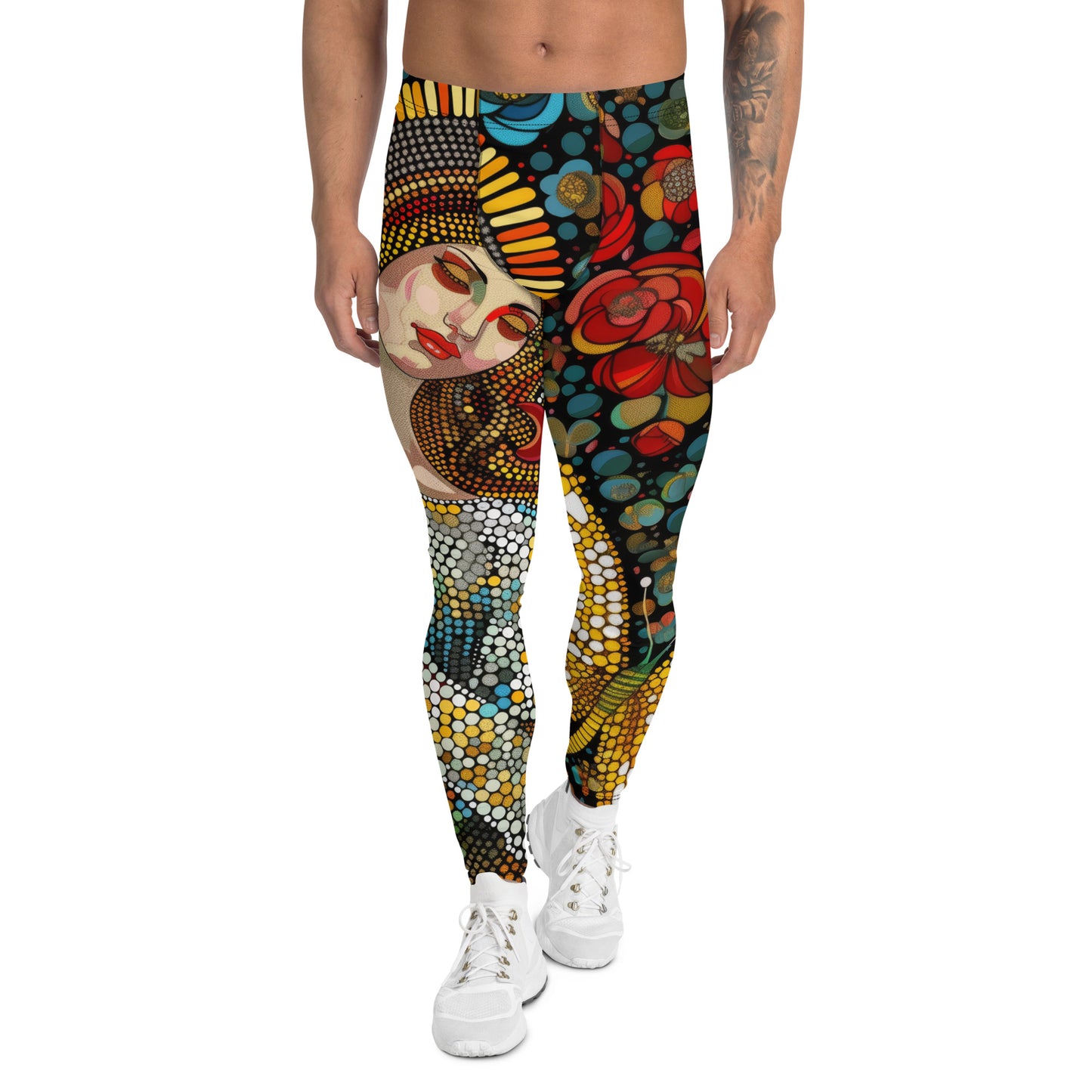 La Virgen con Rosas - Men's Leggings