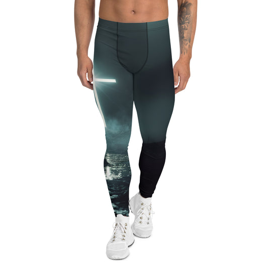 Illuminated Cross - Men's Leggings