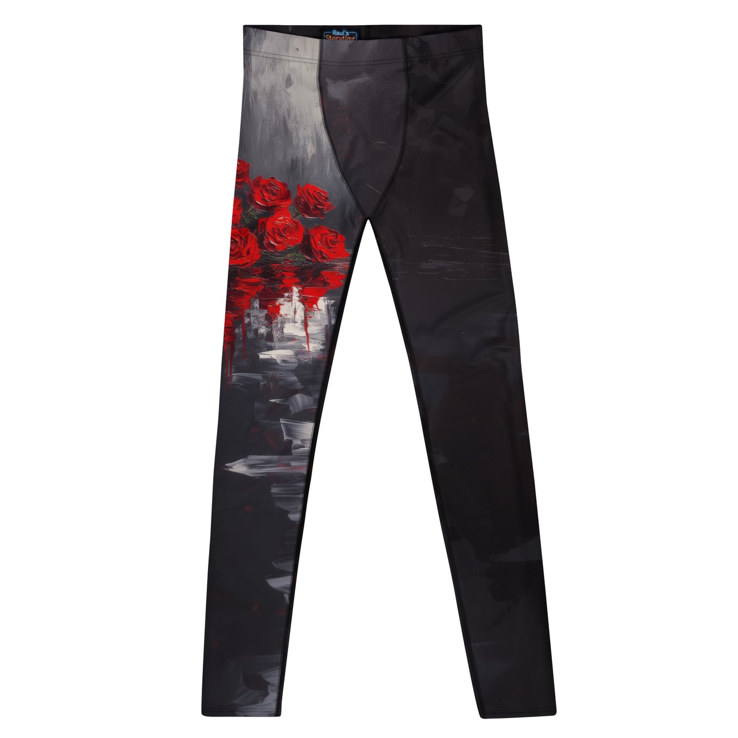 Impressionist Red Roses - Men's Leggings