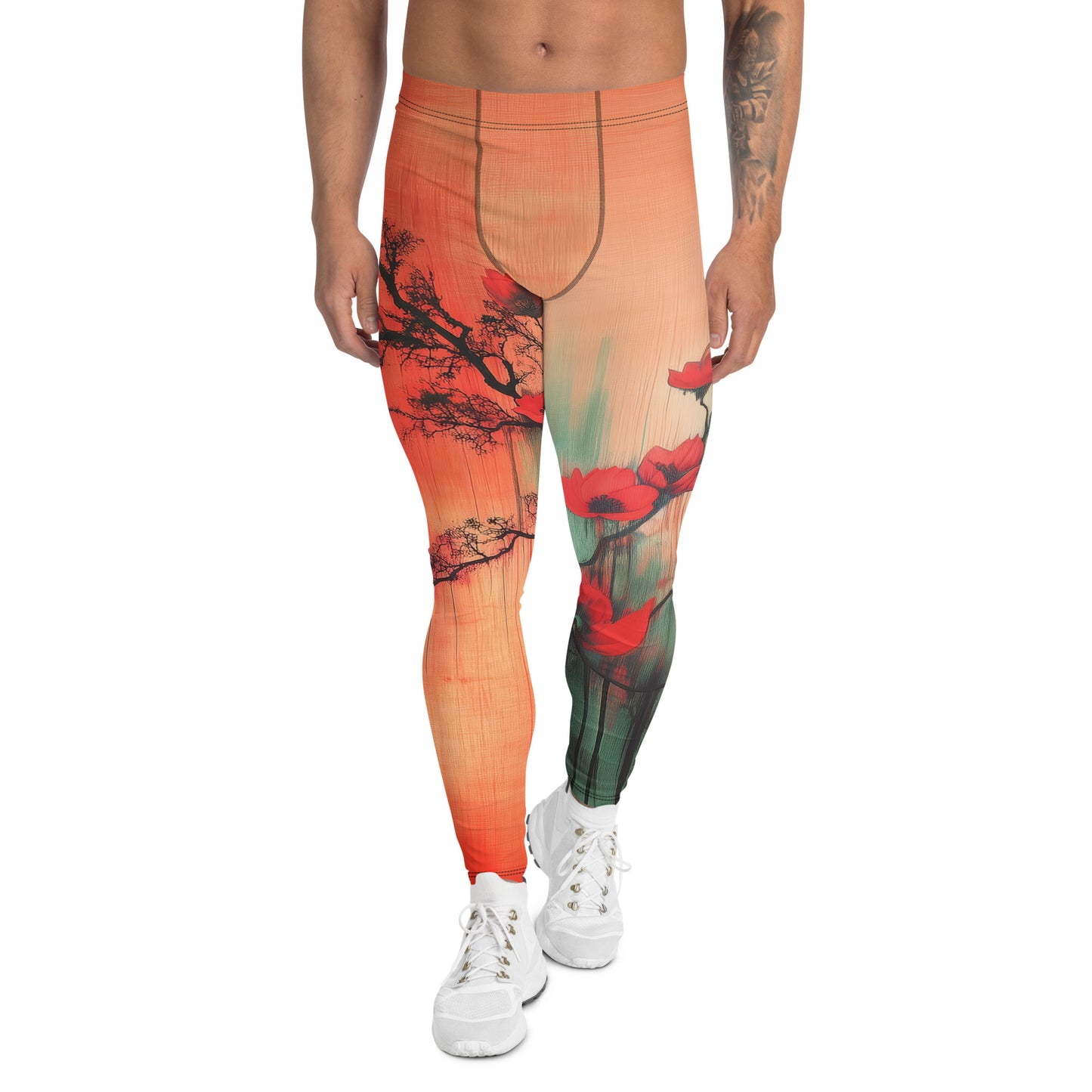 Eden Red - Men's Leggings