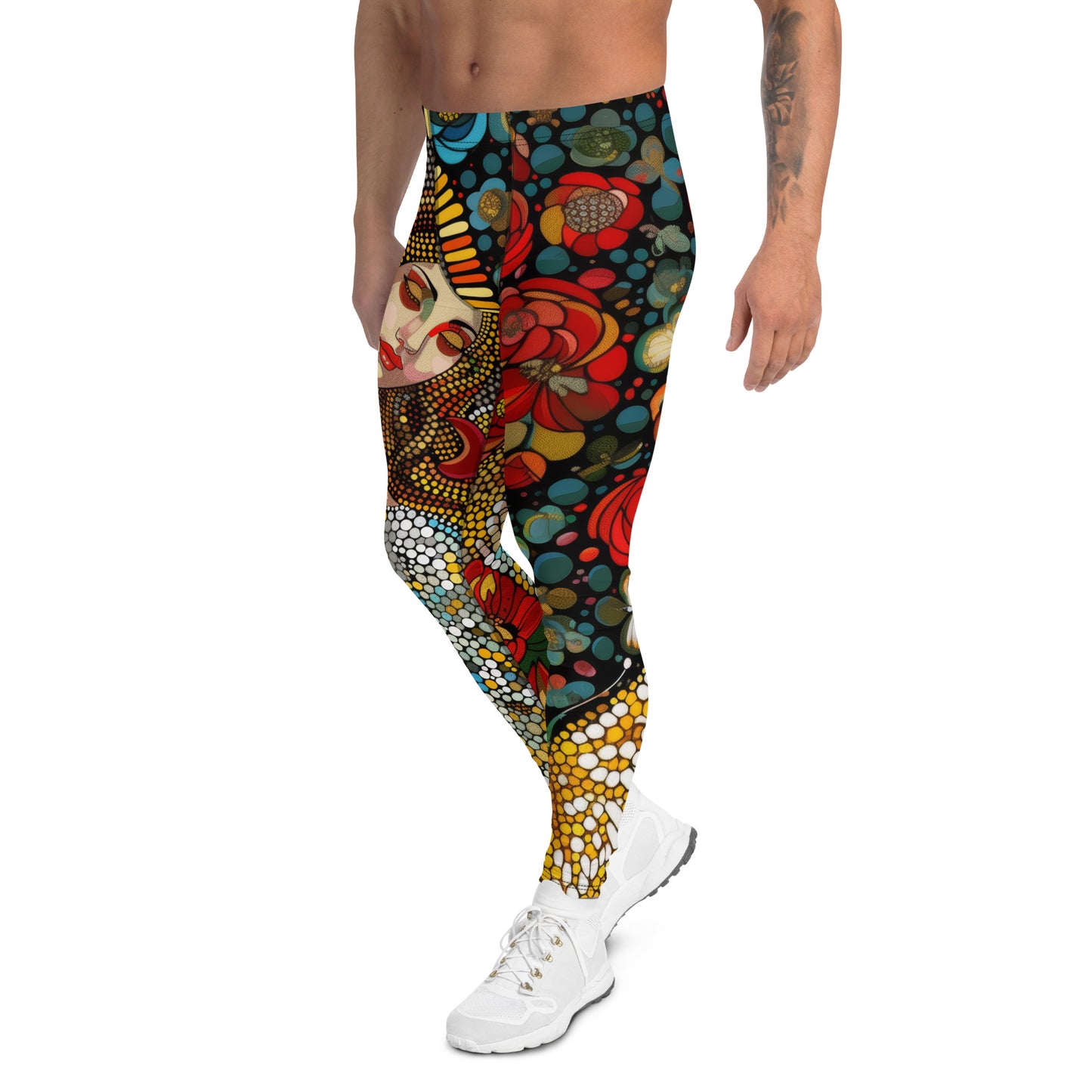 La Virgen con Rosas - Men's Leggings