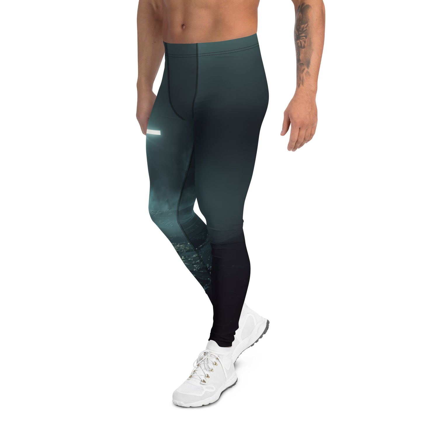 Illuminated Cross - Men's Leggings