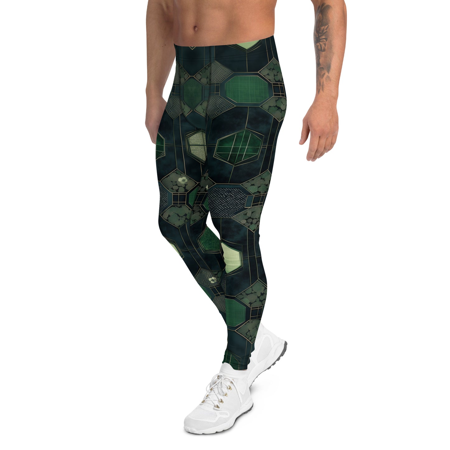 Sashiko Jade - Men's Leggings