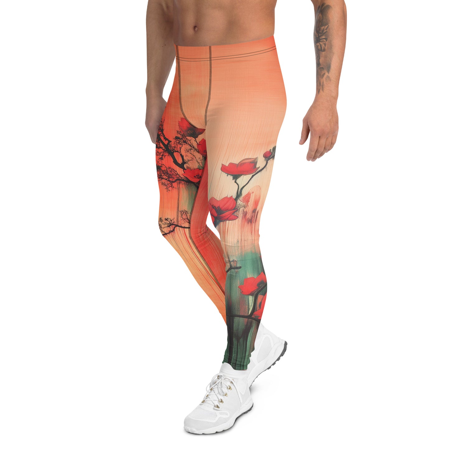 Eden Red - Men's Leggings