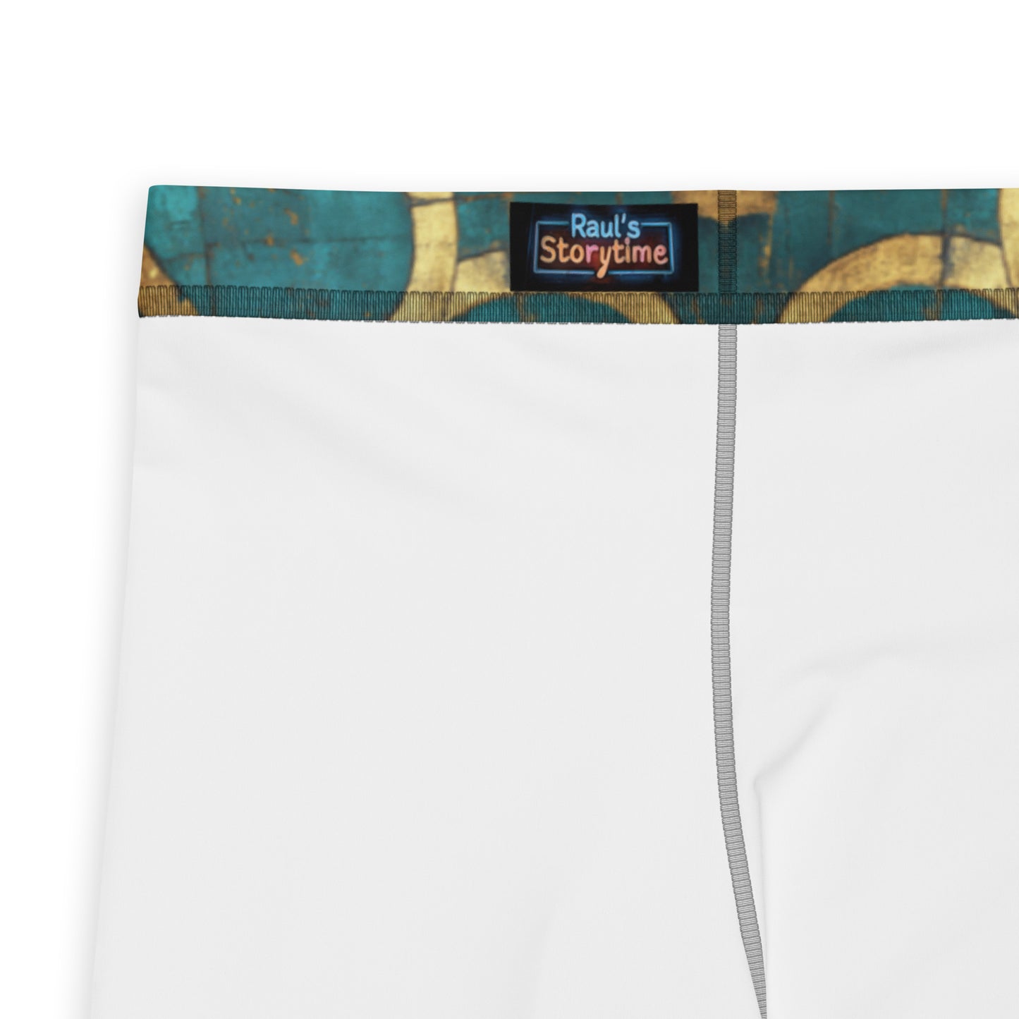 Grecian Turquoise and Gold - Men's Leggings