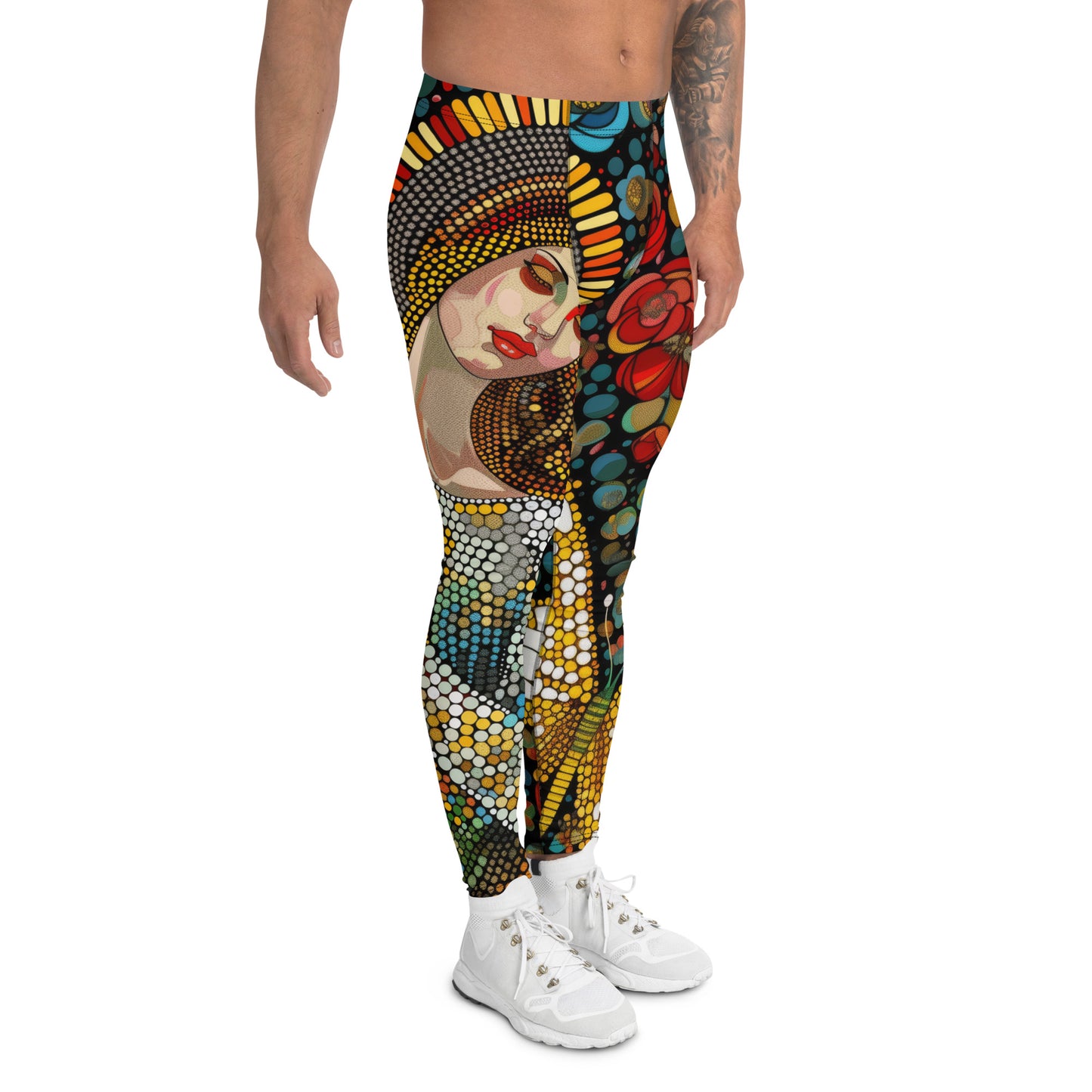 La Virgen con Rosas - Men's Leggings