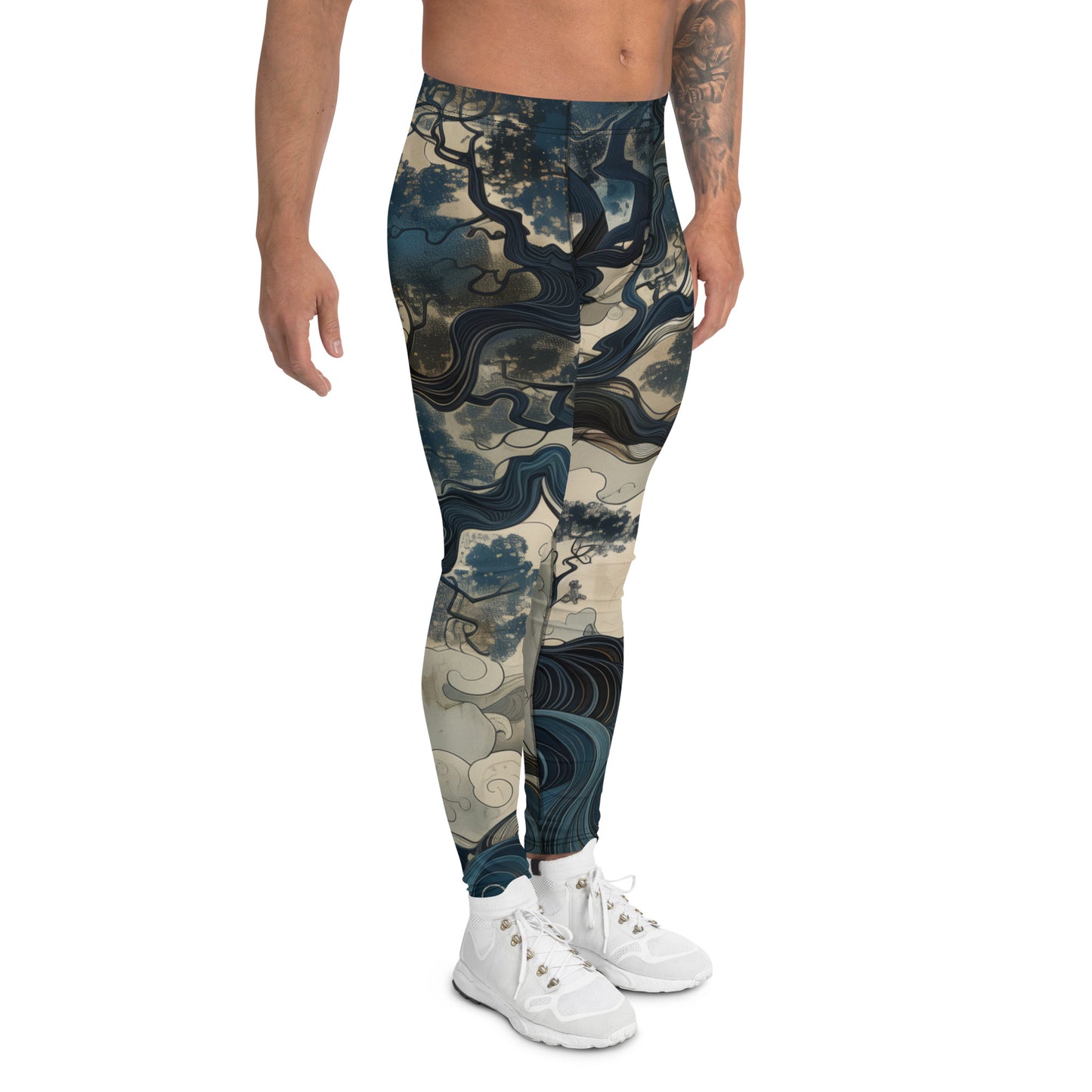 Folktale Fractal Pine Tree - Men's Leggings