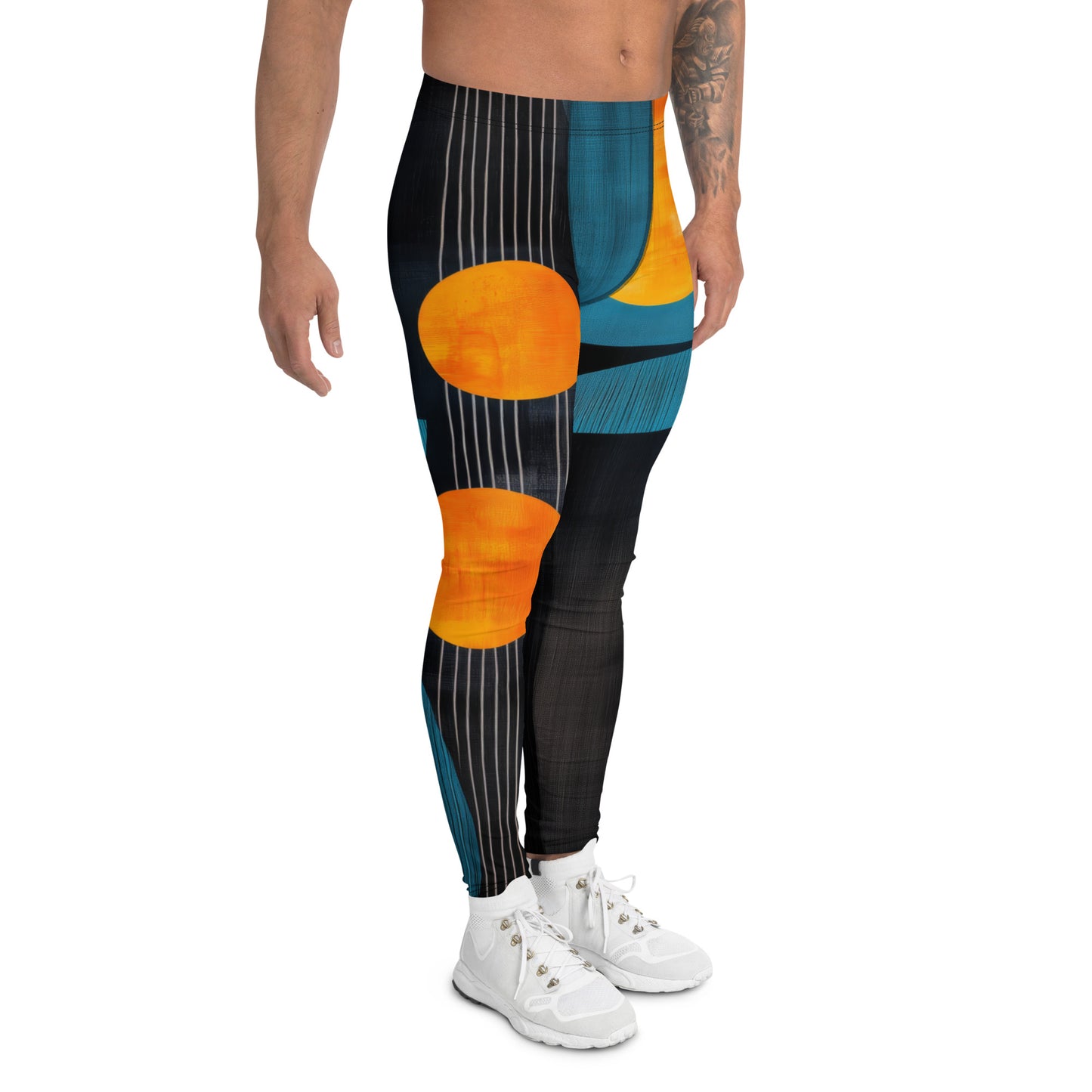 Minimalist Golden Spheres - Men's Leggings