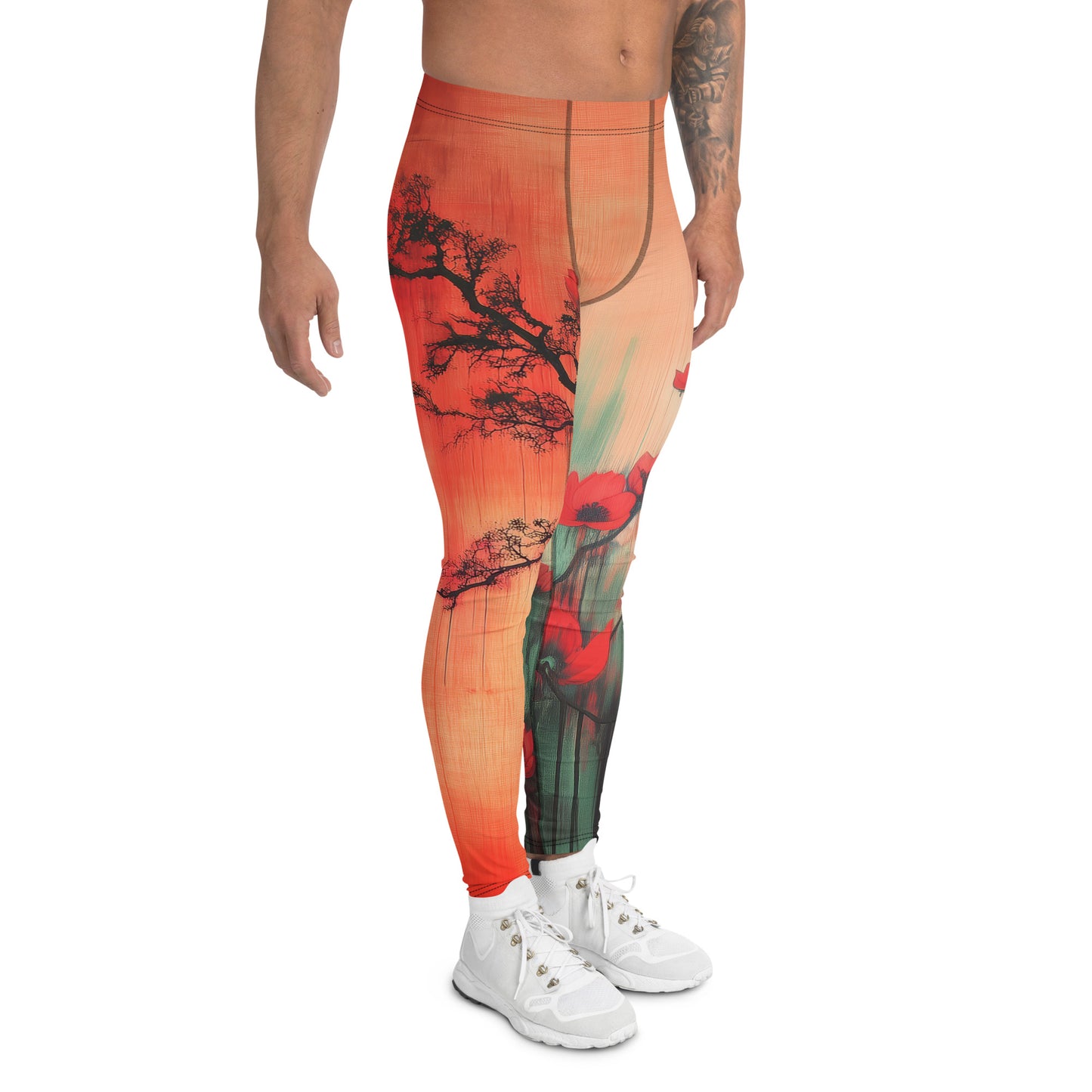 Eden Red - Men's Leggings