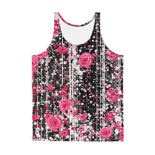 Rose Pop Art - Unisex Tank Top